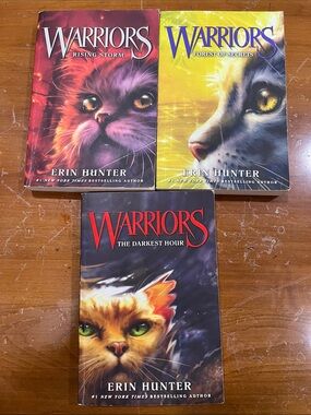 Lot of 3 Warriors Paperback Books by Erin Hunter